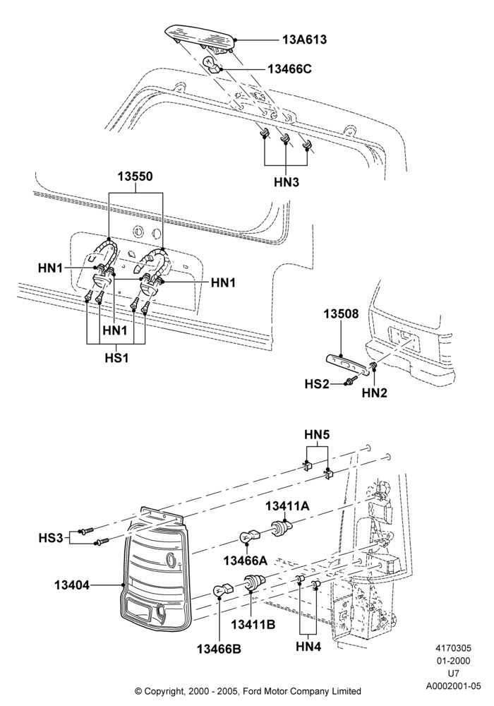 Схема установки E35Y-13466-A