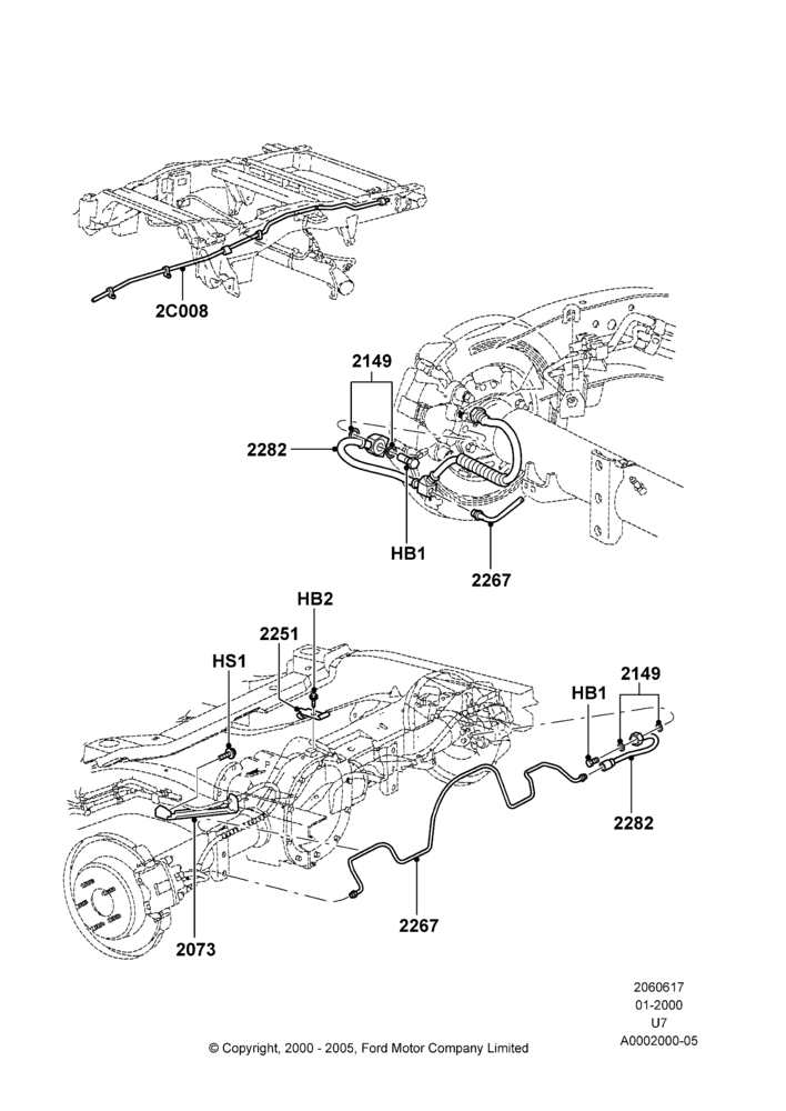 17 - REAR BRAKE LINES; 31/JAN/2000-09/MAY/2003
