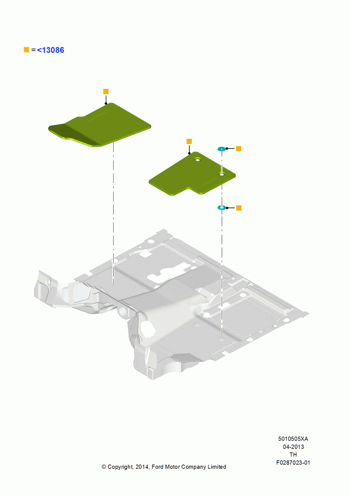 05XA - Floor Trim, Accessory; 21/APR/2014-01/AUG/2016