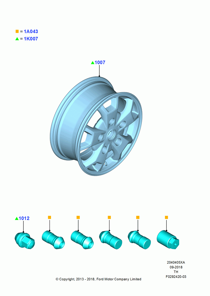 05XA - Wheels, Accessory; 21/APR/2014
