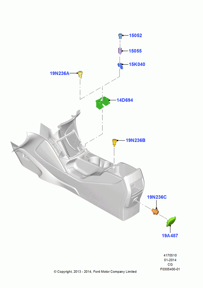 10A - Console Related Parts; 23/JUL/2012-26/APR/2018