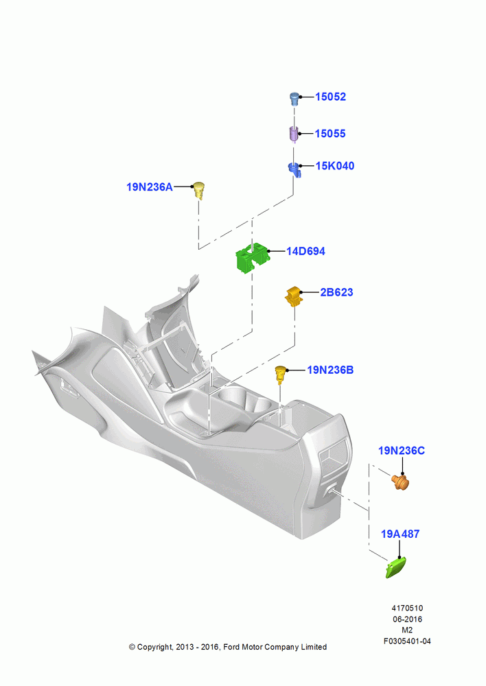 10A - Console Related Parts; 09/APR/2012-21/MAR/2016