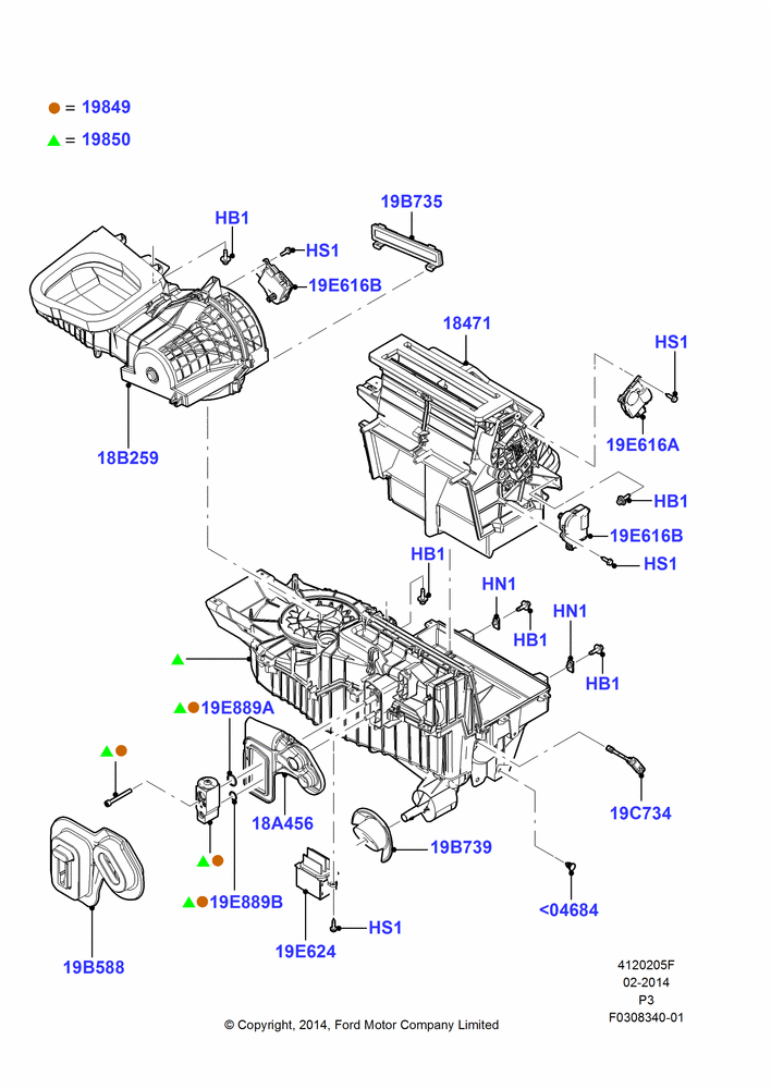 05F - Heater/Air Cond.External Components, With Automatic Air Conditioning; 08/MAR/2014