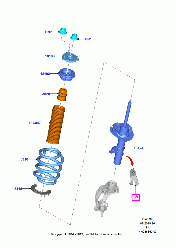 05 - Front Suspension Struts and Springs; 21/APR/2014