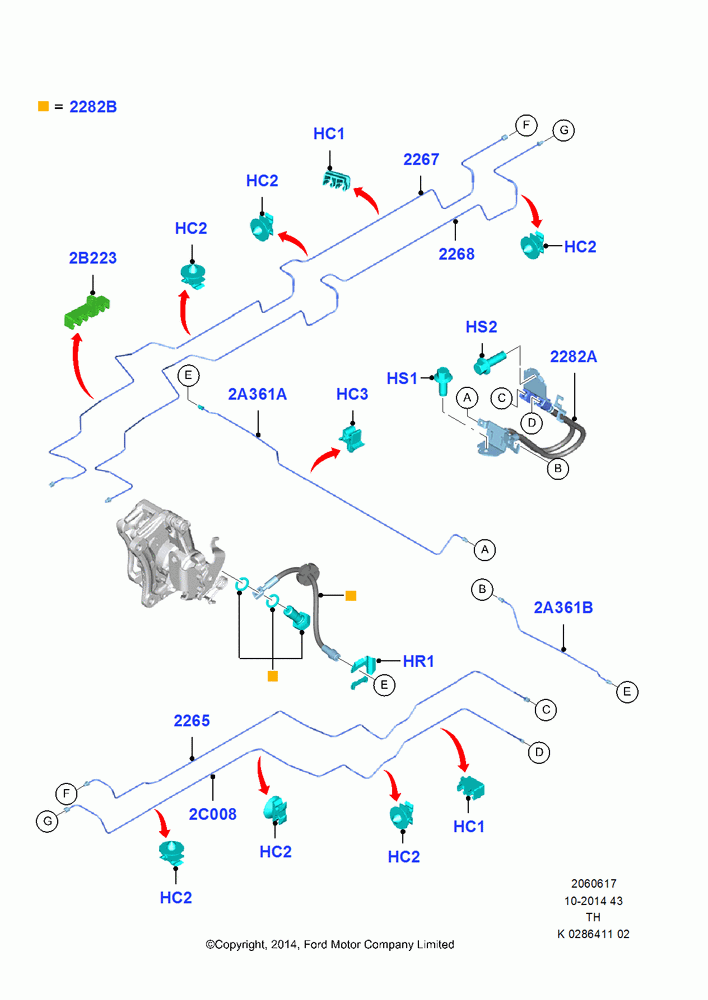 17 - REAR BRAKE LINES; 21/APR/2014
