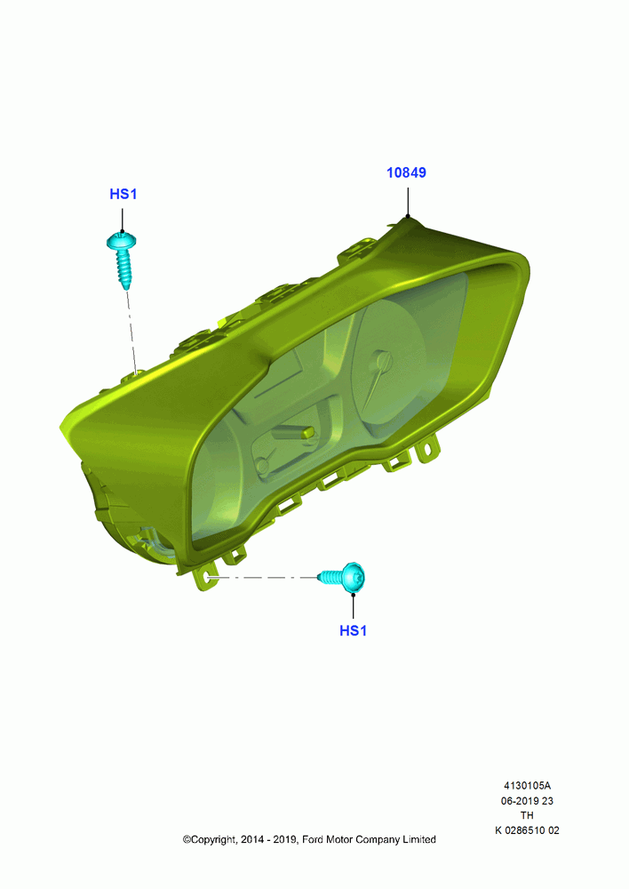 05A - Instrument Cluster; 21/APR/2014-21/OCT/2019