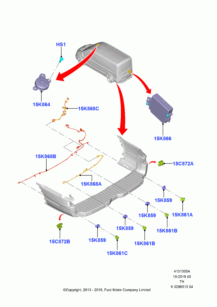 05A - Parking Distance Control, With Rear Parking Aid; 21/APR/2014