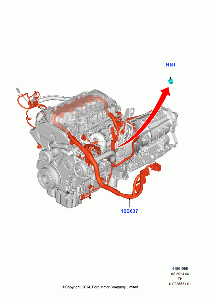 09B - Wiring - Engine And Transmission, 3.2L Duratorq-TDCi (200PS) - Puma, Engine And Transmission Assemblies; 21/APR/2014