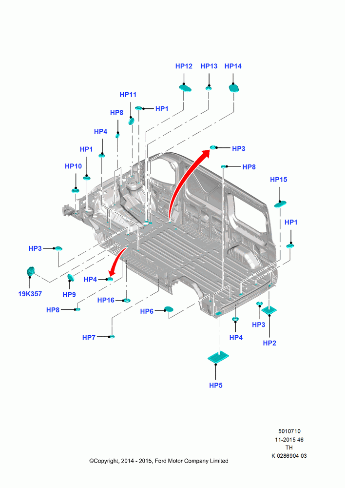 10 - Plugs - Floor Pan; 21/APR/2014
