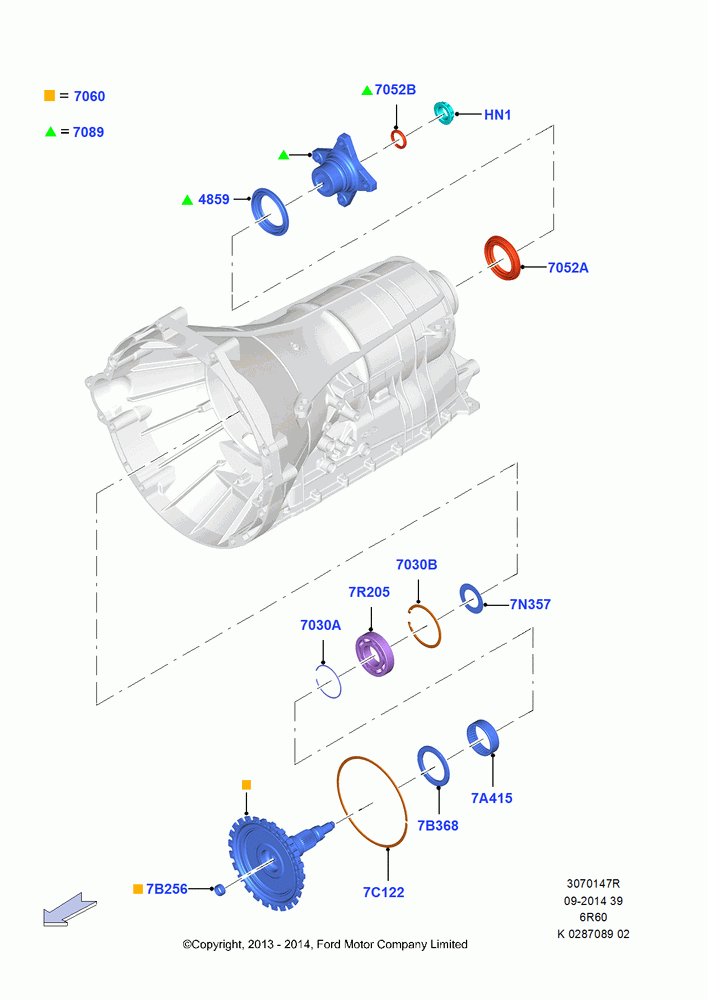 47R - Output Shafts, 6 Speed Automatic Trans (6R80); 21/APR/2014