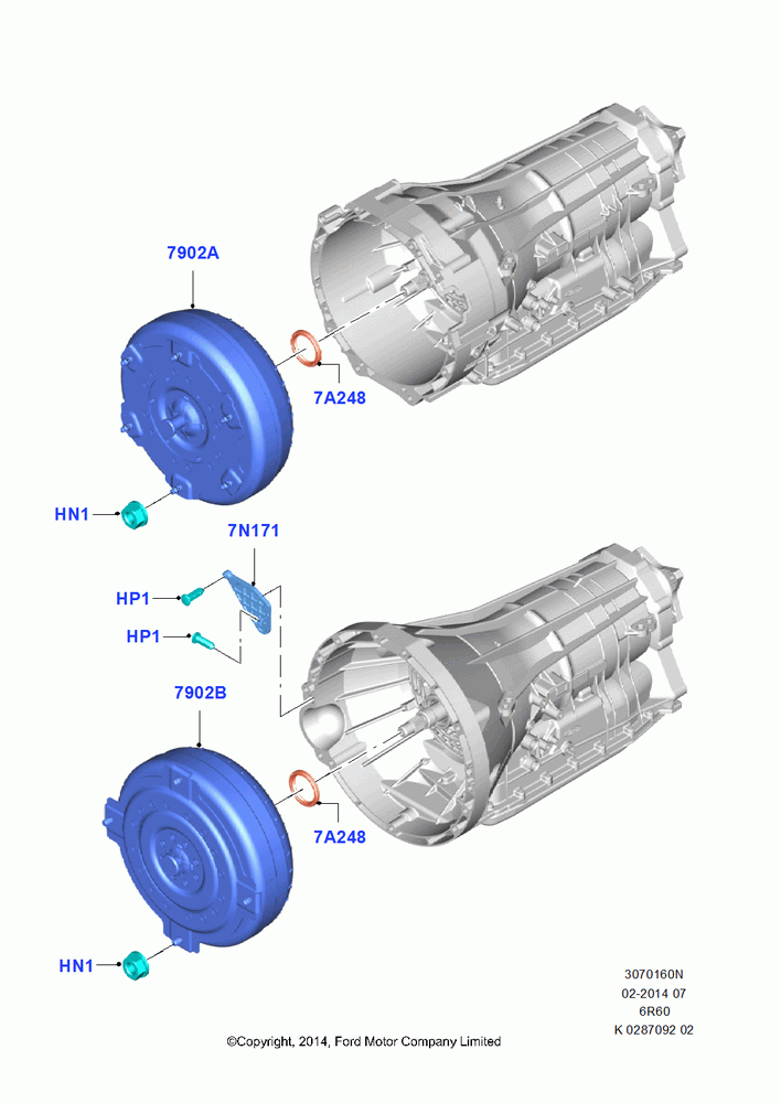 60N - Converter, 6 Speed Automatic Trans (6R80); 21/APR/2014