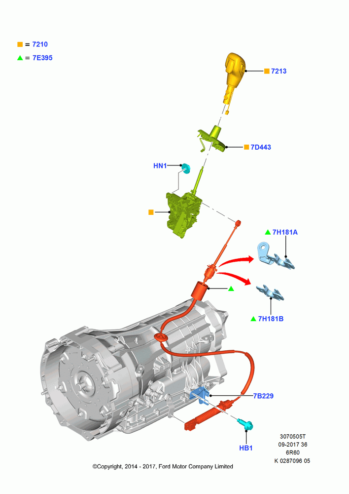 05T - Gear Change-Automatic Transmission, 6 Speed Automatic Trans (6R80), 3.2L Duratorq-TDCi (200PS) - Puma; 21/APR/2014
