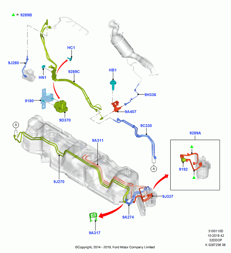 10D - Fuel Lines, 3.2L Duratorq-TDCi (200PS) - Puma; 21/APR/2014