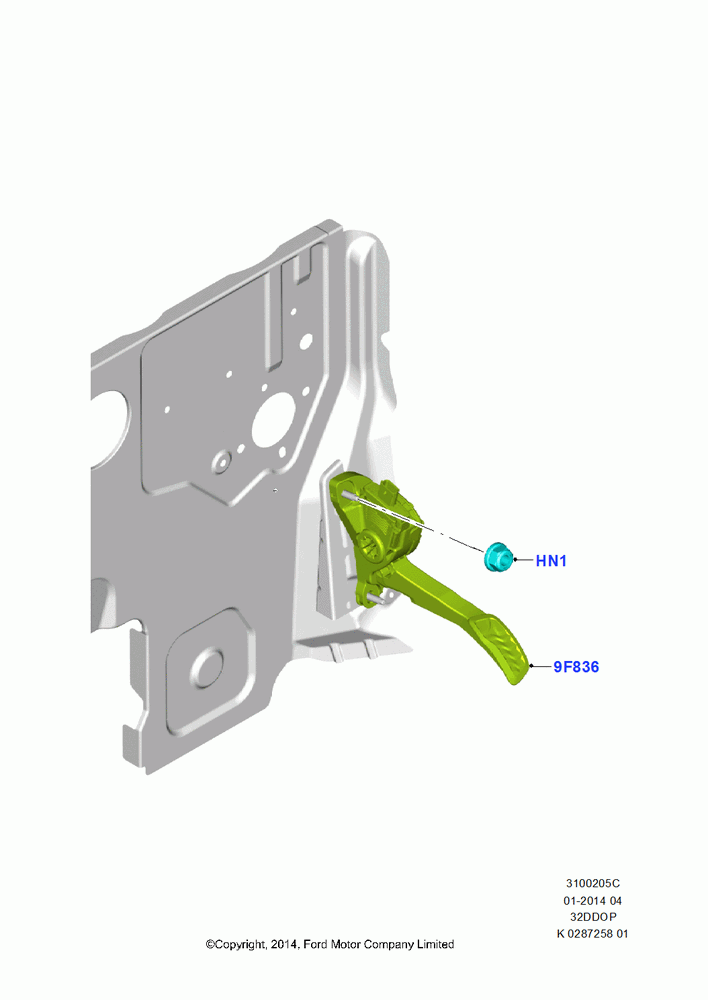 05C - Accelerator/Injection Pump Controls, 3.2L Duratorq-TDCi (200PS) - Puma; 21/APR/2014
