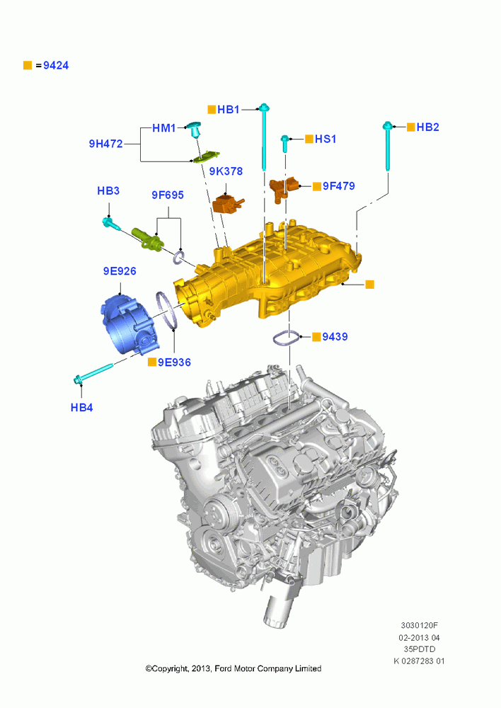 20F - Intake Manifold, 3.5L V6 GTDI; 21/APR/2014