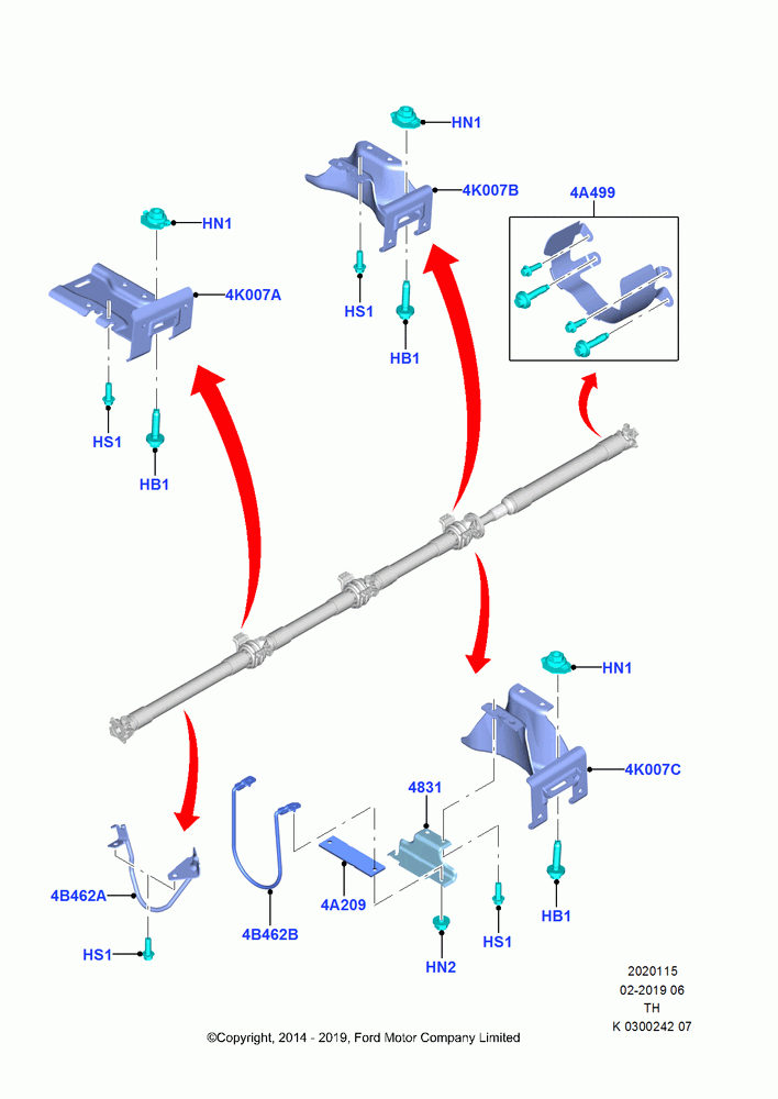 15 - Rear Drive Shaft Support; 21/APR/2014