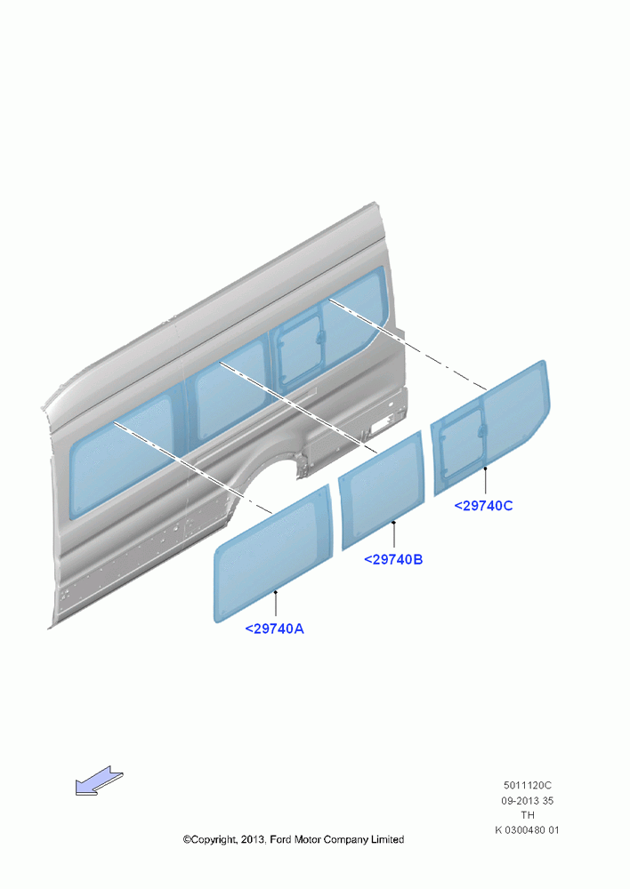 20C - Side Windows, All Extended Frame Series; 21/APR/2014