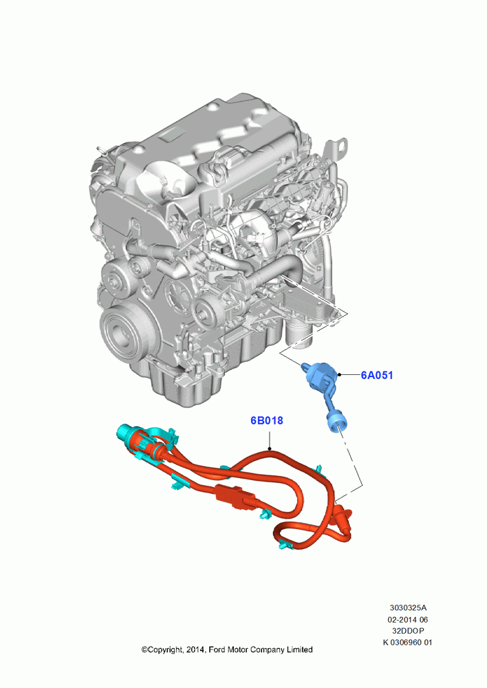 25A - Engine Heater, 3.2L Duratorq-TDCi (200PS) - Puma; 21/APR/2014