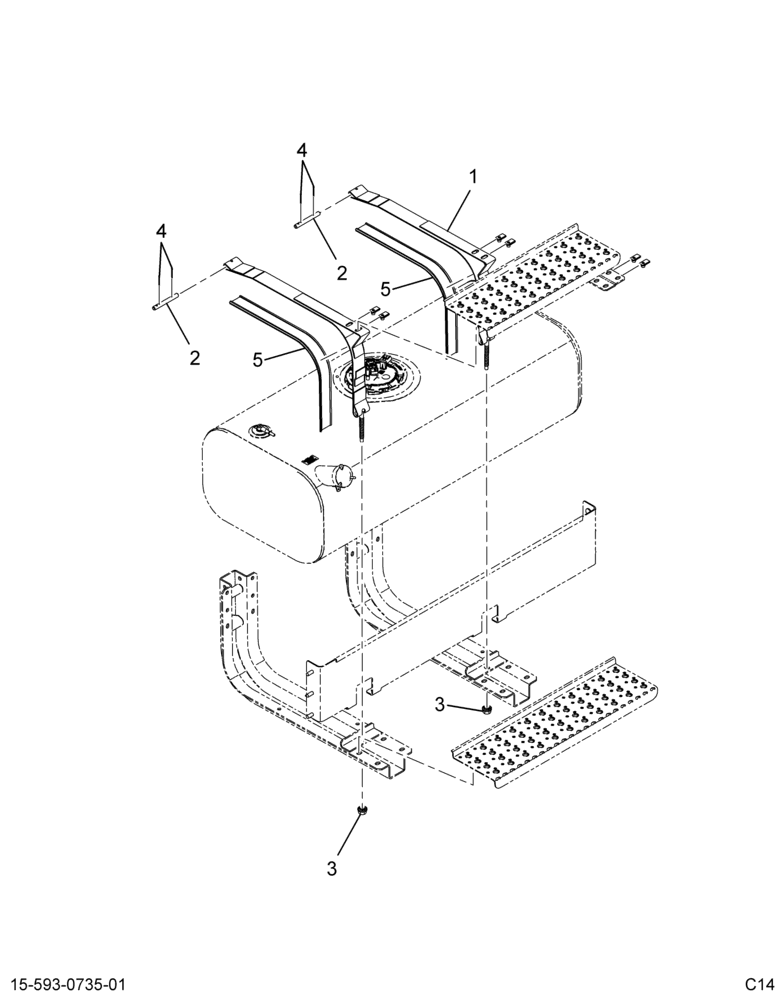 ..FUEL TANK, LSM, 42 GAL 13 I (Intl. 6014201F91)