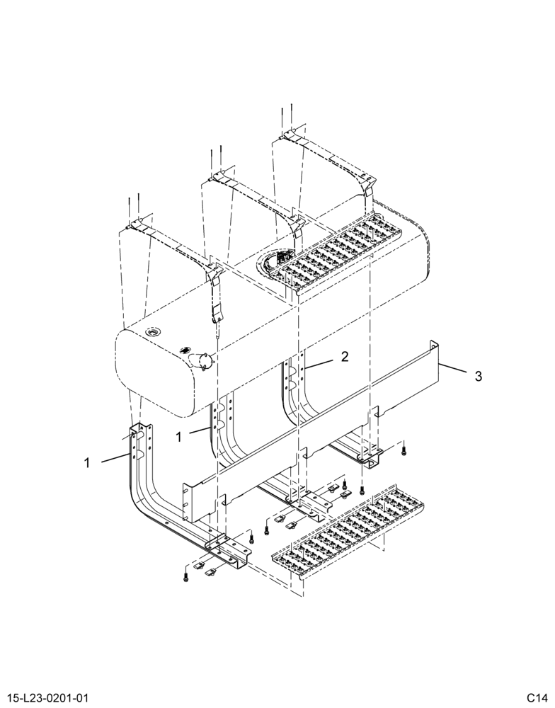 ..FUEL TANK, LSM, 60 GAL 13 I (Intl. 3937983F93)