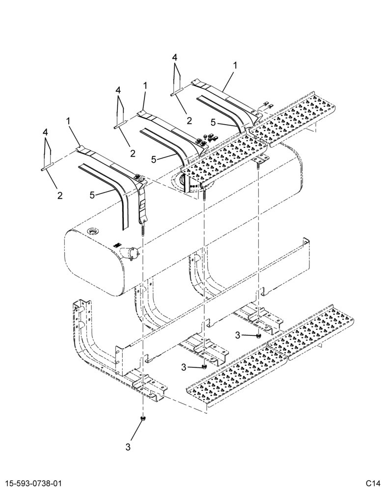 ..FUEL TANK, LSM, 60 GAL 13 I (Intl. 6014203F91)