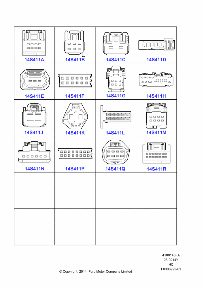 45FA - Pigtail Wiring Kits, (+) North American Markets, Page A, Modules And Controllers; 30/SEP/2013