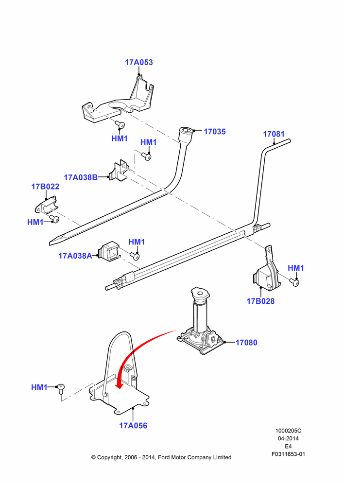 05C - TOOLS, All Cutaway/Strip Chas/Chas Cab, Extended Van, Extended Wagon; 16/OCT/2006