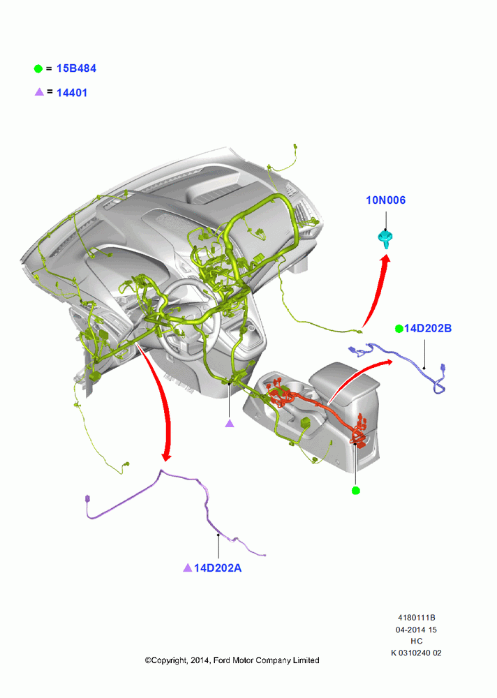 11B - Wiring - Dash And Floor Console, (+)"CDN/PR/USA"; 30/SEP/2013-28/MAY/2018