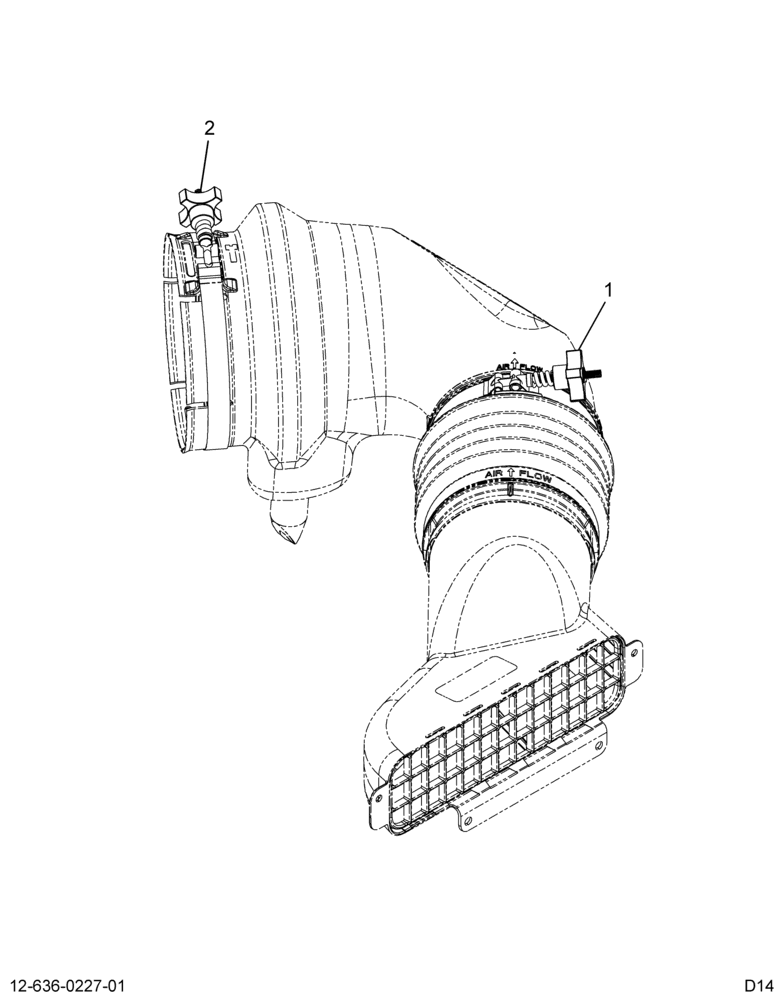 ..DUCT,AIR INLET (CC4Z-9671-A)