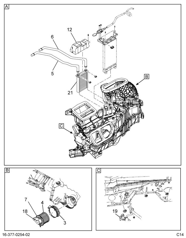 ..ASSY,A/C BLWR BOX (BC3Z-19B555-E) 2/2