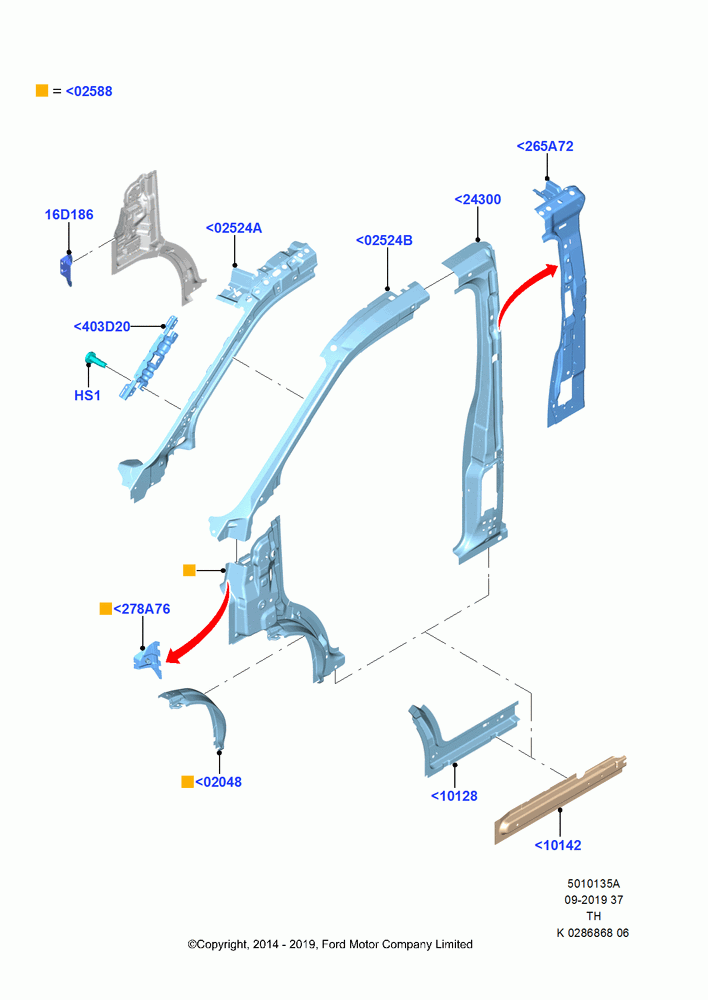 35A - Side Panels - Inner, All Cutaway/Strip Chas/Chas Cab; 05/MAY/2014