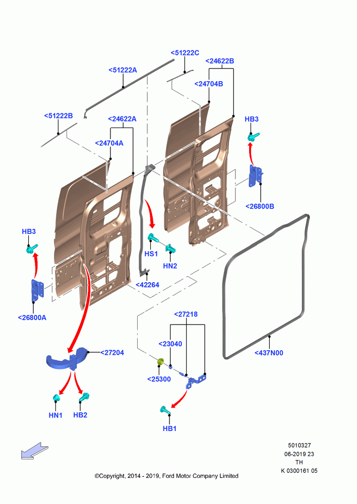 27 - Hinged Side Load Door, With RH Hinged Side Load Door; 09/JUN/2014