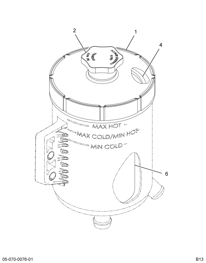 ..RESERVOIR,POWER STRG PUMP , (Eng. 9C4O-3531-AB)