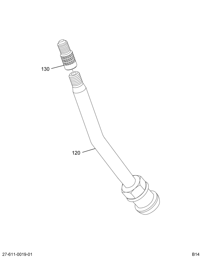 TIRE VALVE ASM; TR573-E17
