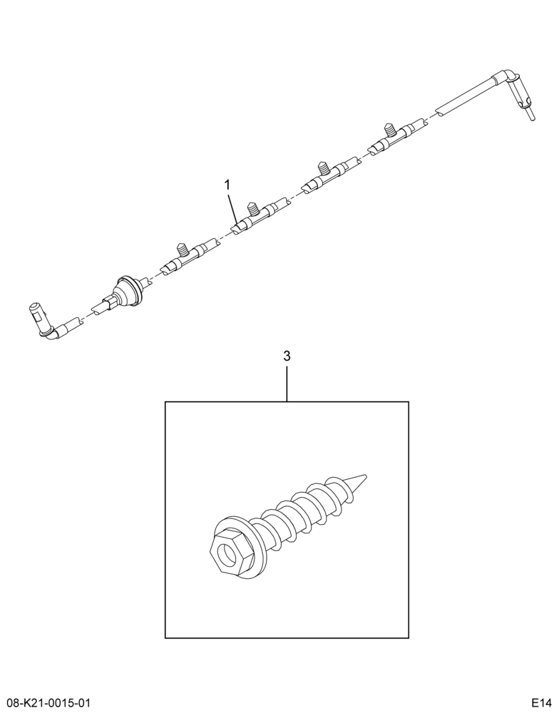 ..IP , CABLE ASSEMBLY, RADIO (Intl. 6014187F91)