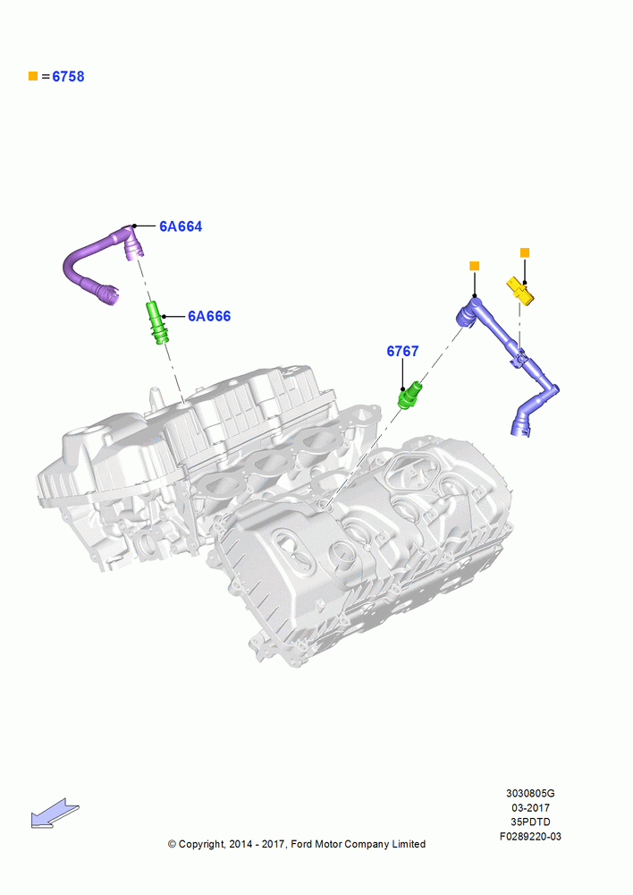05G - Emission Control - Crankcase, 3.5L V6 GTDI; 11/AUG/2014-30/JUN/2017