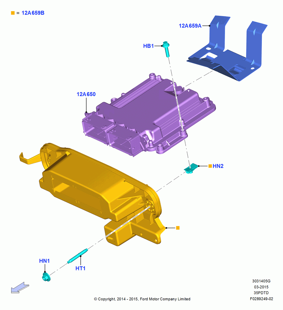05G - Engine Modules and Sensors, 3.5L V6 GTDI; 11/AUG/2014-30/JUN/2017