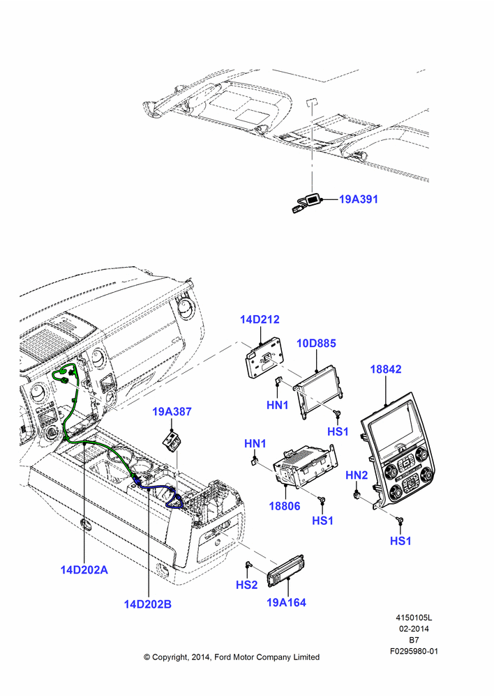 05L - Audio Equipment - Original Fit, Sync II; 11/AUG/2014-30/JUN/2017