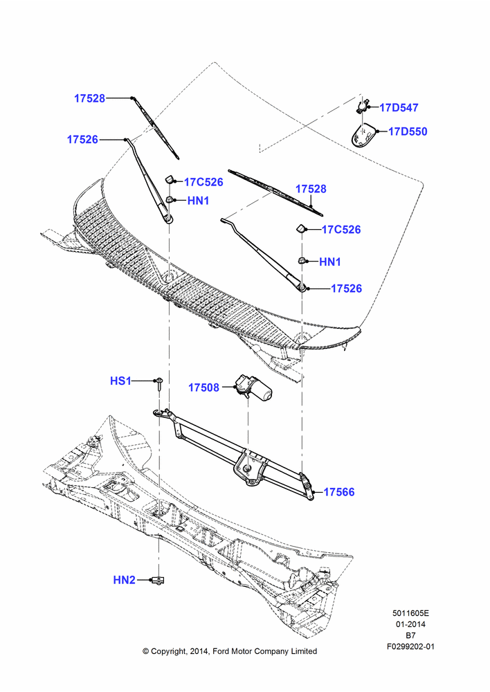 05E - Windshield Wiper; 11/AUG/2014-30/JUN/2017