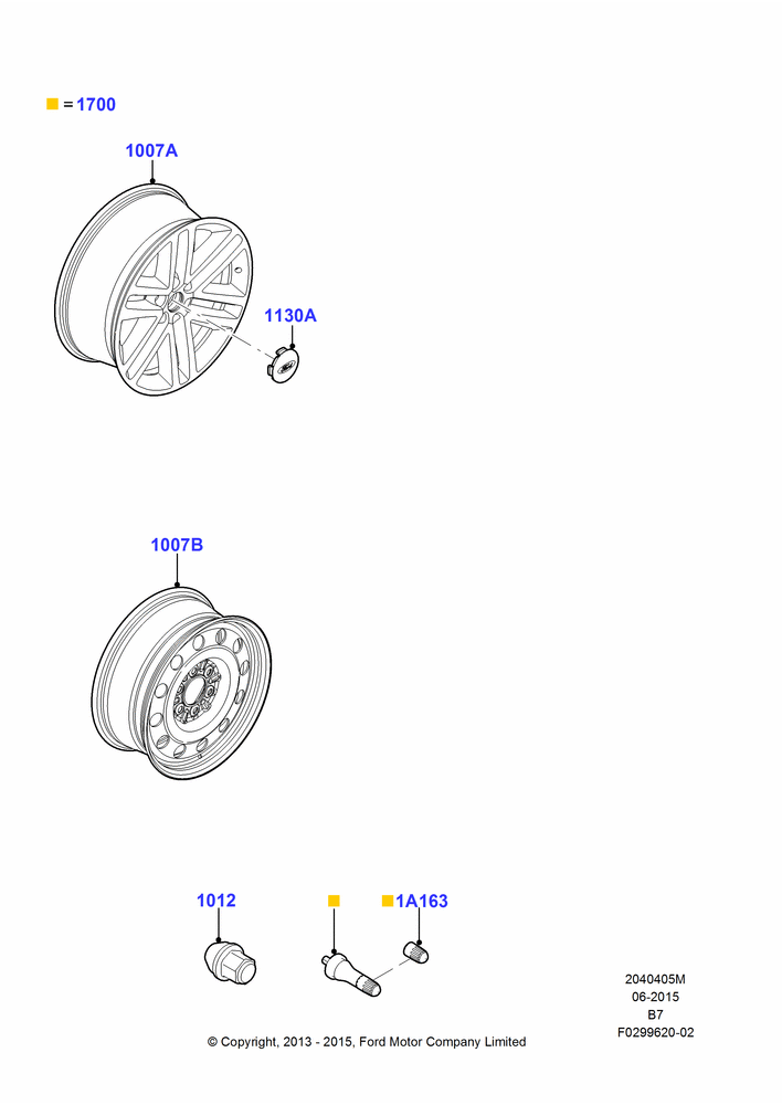 05M - Wheels, With 22" Wheels; 11/AUG/2014-30/JUN/2017