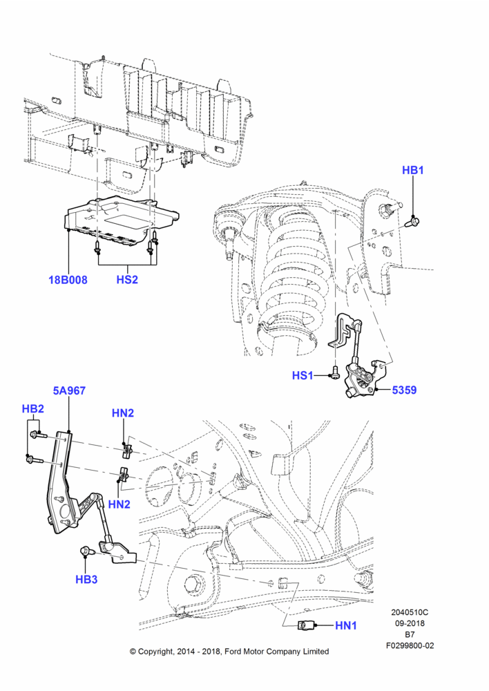 10C - Air Suspension Controls/Electrics, Continuous Cntrl Damping Suspension; 11/AUG/2014-30/JUN/2017