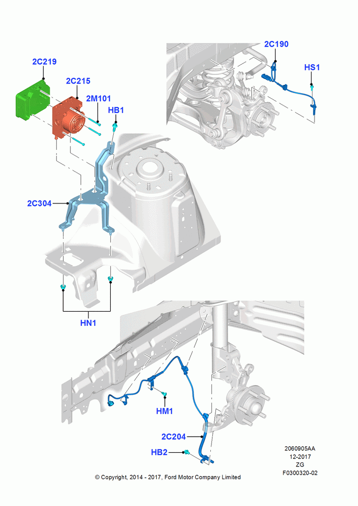 05AA - Anti-Lock Braking System, 50th Anniversary Version, Base, GT, Sub C, North American Markets; 18/AUG/2014-02/OCT/2017