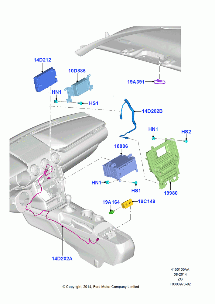05AA - Audio Equipment - Original Fit, Human Machine Interface 2, Less ICE Noise Reduction; 18/AUG/2014