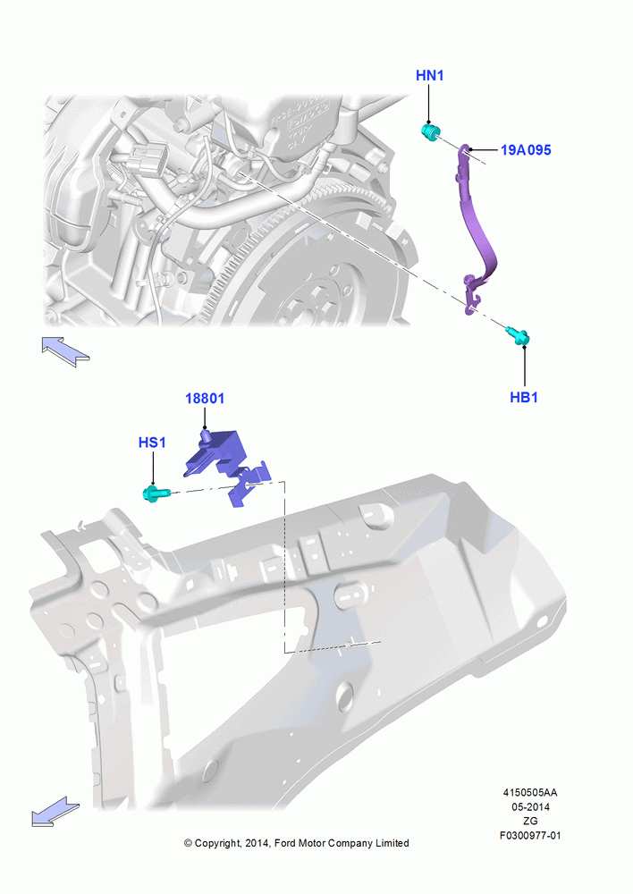 05AA - Radio Suppression, Coupe, 2.3L EcoBoost; 18/AUG/2014-02/OCT/2017