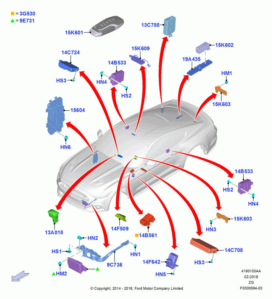 05AA - Vehicle Modules and Sensors; 18/AUG/2014
