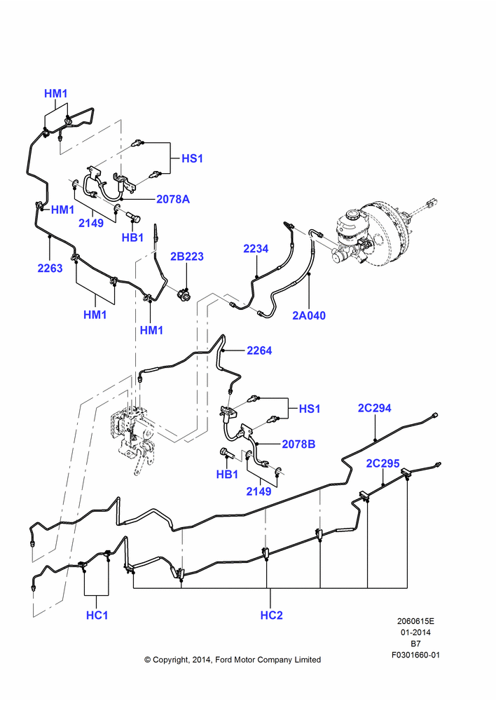 15E - FRONT BRAKE LINES; 11/AUG/2014-30/JUN/2017