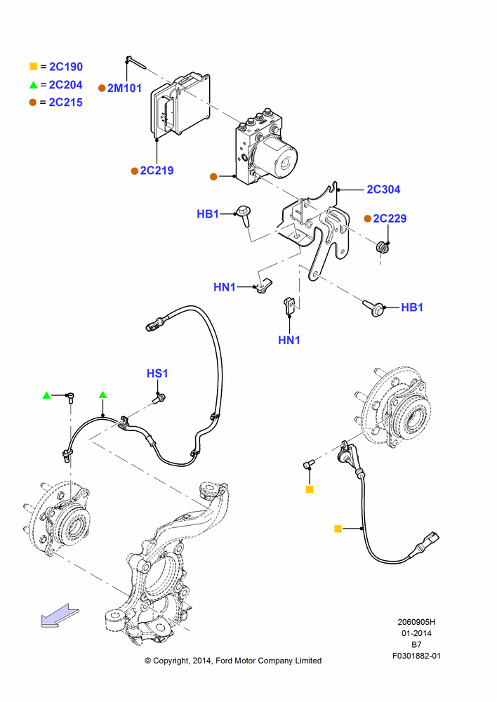 05H - Anti-Lock Braking System; 11/AUG/2014-30/JUN/2017