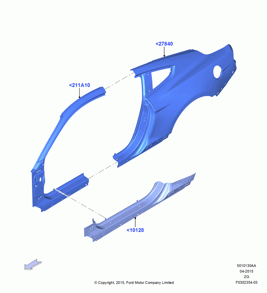 30AA - Side Panels - Outer, Coupe; 18/AUG/2014