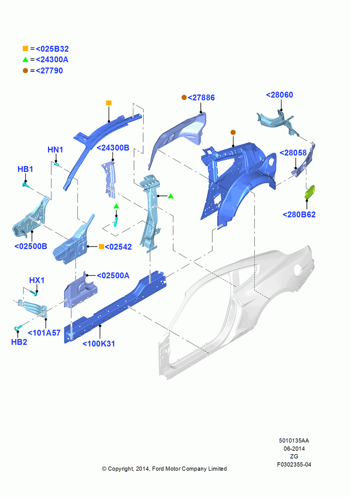 35AA - Side Panels - Inner, Coupe; 18/AUG/2014