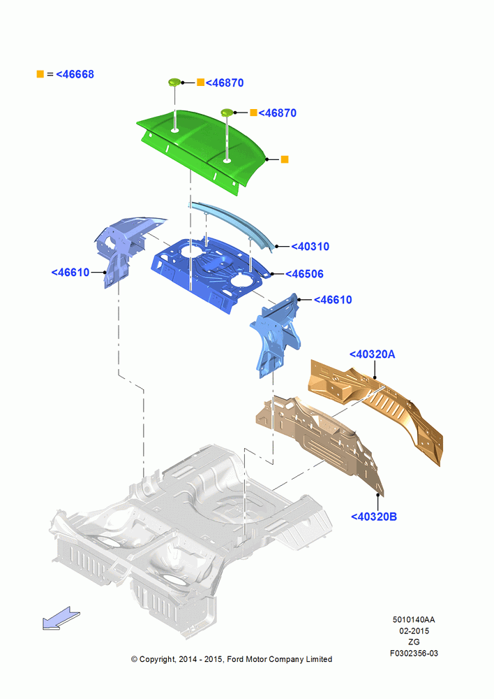 40AA - Rear Panels and Rear Package Tray, Coupe; 18/AUG/2014